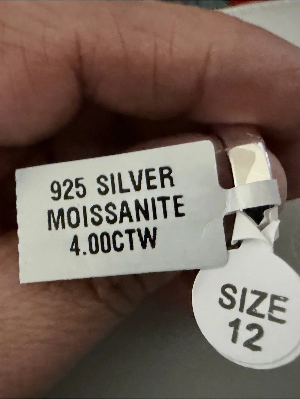 925 sterling silver with reverse setting